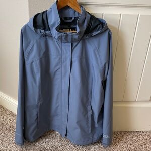 Eddie Bauer Slate Blue Hooded Jacket